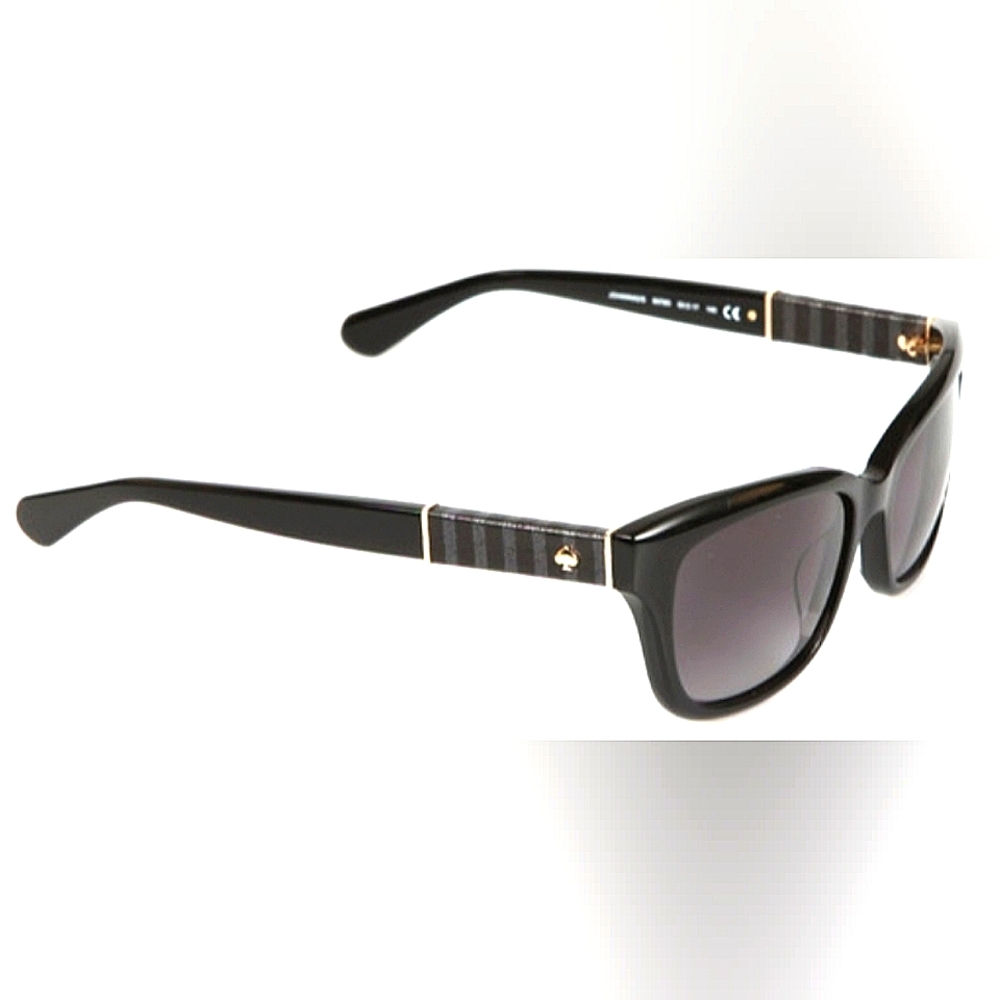 Kate Spade Johanna Black Gray Wayfarer Sunglasses Hello Sunshine